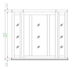 Dynamic Infrared Maxxus 3 - Person Bluetooth Compatible FAR Infrared Sauna in Hemlock