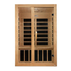 Dynamic Santaigo 2-Person Low EMF (Under 8MG) FAR Infrared Sauna (Canadian Hemlock)