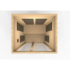 Dynamic Santaigo 2-Person Low EMF (Under 8MG) FAR Infrared Sauna (Canadian Hemlock)