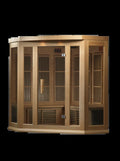 Dynamic Infrared Maxxus 3 - Person Bluetooth Compatible FAR Infrared Sauna in Hemlock