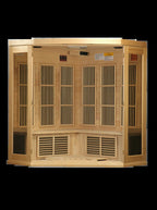 Dynamic Infrared Maxxus 3 - Person Bluetooth Compatible FAR Infrared Sauna in Hemlock