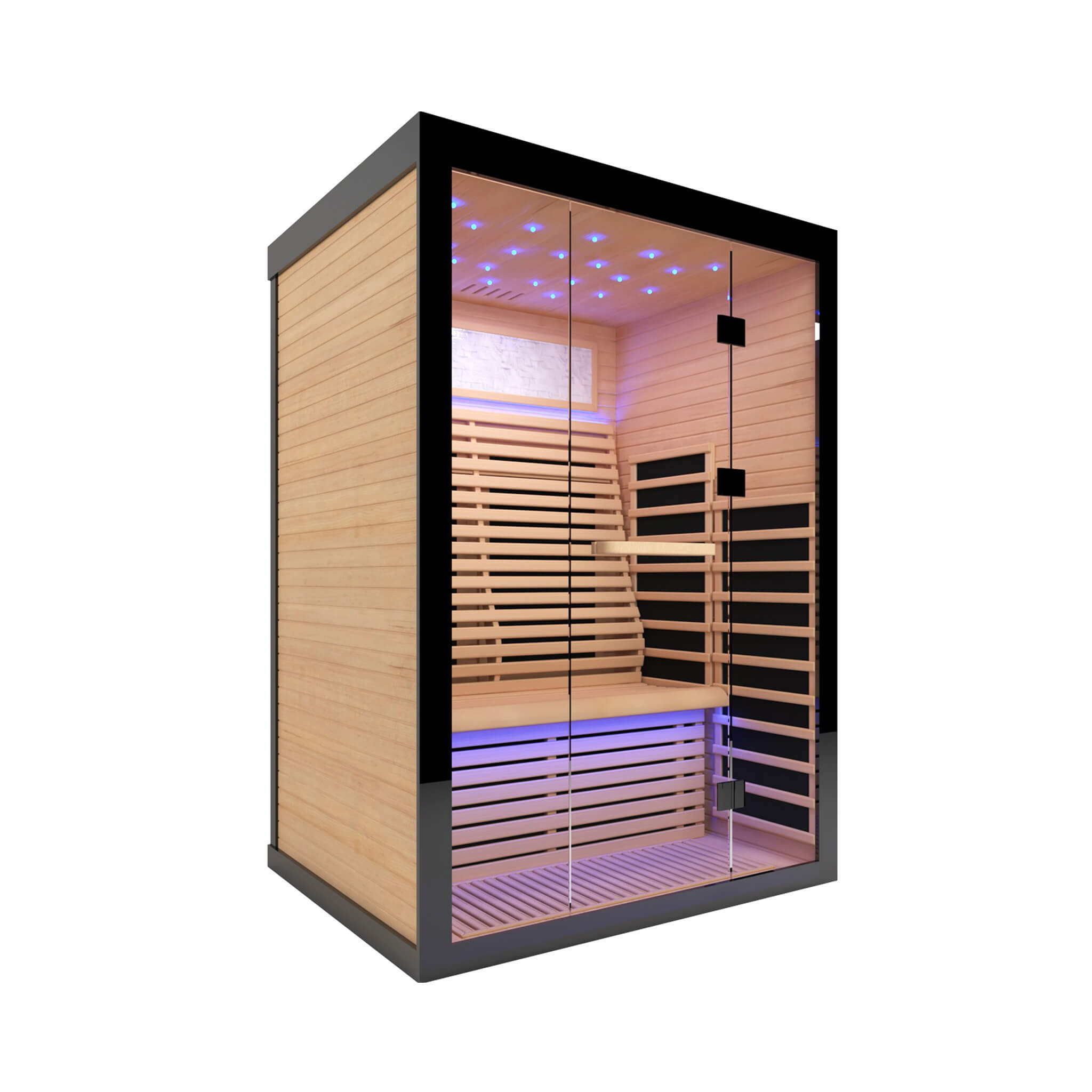 Thermora Luxury 2-Person Canadian Hemlock Wood Far Infrared Home Sauna (SAK02184)