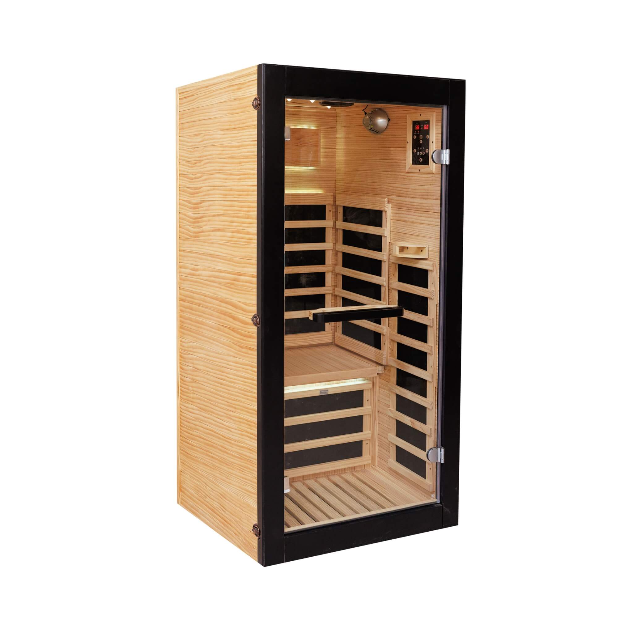 Thermora Single-Person Chilean Pine Infrared Sauna Cabin (SAK57926)